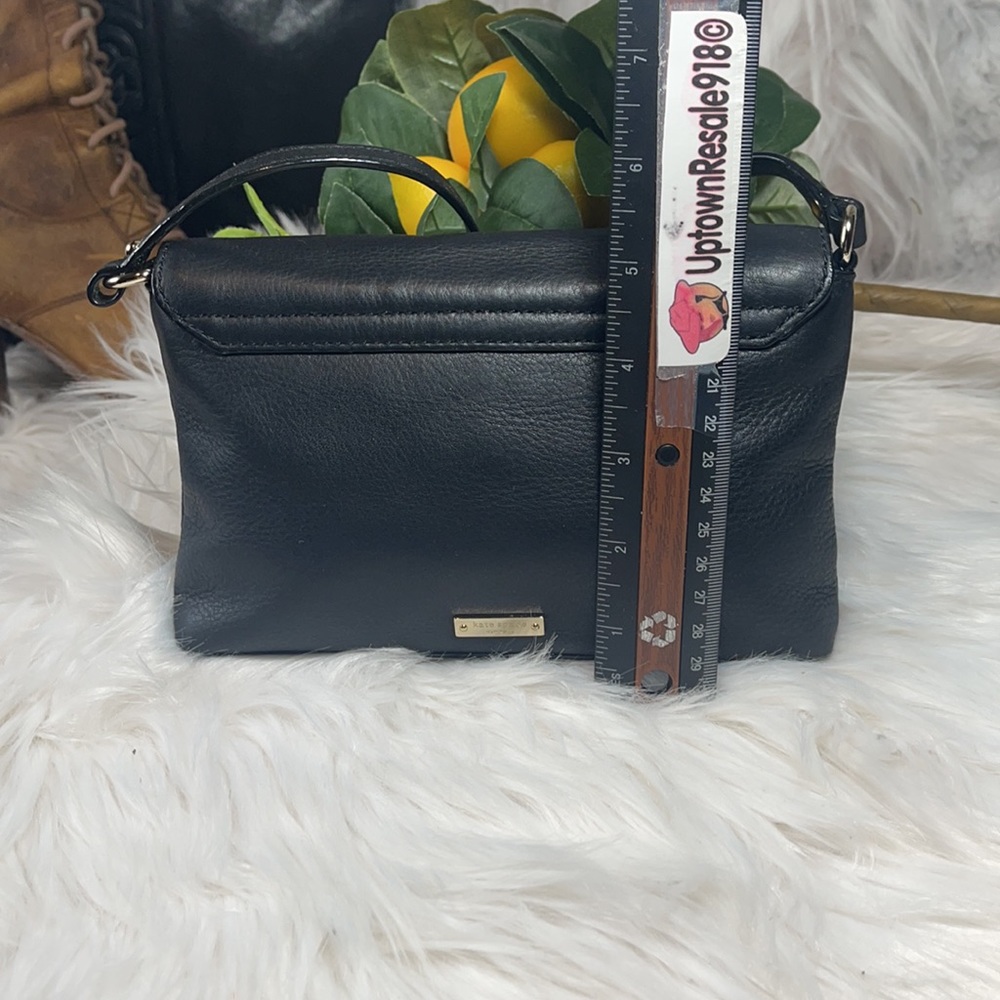 Final 👉🏽 KATE SPADE PURSE IPHONE HOLDER BLACK BOW BAG - Picture 6 of 10